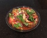 A picture of step 5 of Stuffed Eggplant Fans.