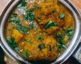 A picture of step 5 of Papaya kofta curry.