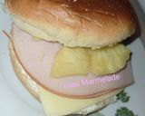 Φωτογραφία βήματος 7 της συνταγής Σπιτικό burger με ανανά 🍔🍍