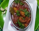 A picture of step 12 of Lasaniya Bataka sabji.