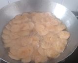 A picture of step 3 of Banana Wafers - Kerala style.
