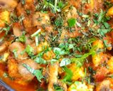मशरुम-बेबीकॉर्न व्हेज करी (Mushroom Babycorn Veg Curry Recipe In Marathi) रेसिपी स्टेप 6 फोटो 