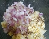 A picture of step 2 of Lebanese Potato Salad With Lemon & Mint.