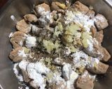 A picture of step 2 of Kurkure Soya / Crispy Soya.
