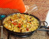 Foto del paso 4 de la receta Paella de verduras con cerveza!