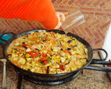 Foto del paso 4 de la receta: Paella de verduras con cerveza!