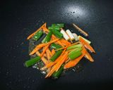 杏鮑菇炒四季豆的食譜步驟3照片