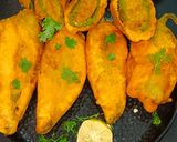 A picture of step 8 of Jodhpuri Mirchi Vada.