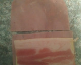 Foto del paso 1 de la receta: San jacobo de jamón York, queso y bacon