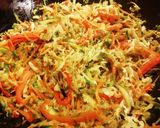 Foto del paso 4 de la receta: Wok de vegetales con fideos de arroz