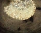A picture of step 2 of Fried khichdi.