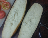 Foto del paso 6 de la receta: Bocadillo de pechuga, lechuga, tomate y papas fritas
