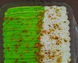 A picture of step 6 of Turkish Three Milk cake.