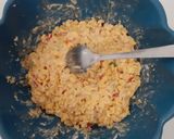 Foto langkah ke 3 dari resep Dadar jagung sasa tepung bakwan tanpa telur praktis.