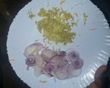 A picture of step 2 of Fried fruit salad.