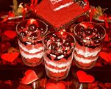عکس مرحله 4 از دستور جارکیک ردولوت ❤‌ Red Velvet Jar Cake
