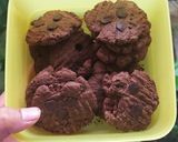 Foto langkah ke 7 dari resep Choco cookies teflon.