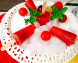 A picture of step 3 of Tasty Plum Popsicles.