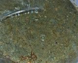 A picture of step 9 of Green Amarnath leaves sabzi.