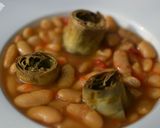 Foto del paso 1 de la receta: Fabes asturianas con alcachofas