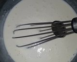 A picture of step 3 of Blueberry jam Ice cream burfi.