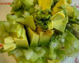A picture of step 3 of Cucumber Salad.