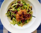 A picture of step 4 of [3-Ingredient 5-Minute Lunch] Zucchini Noodles.