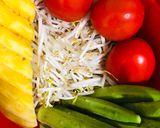 Hình bước làm 1 của món Canh chua Cá Bớp lá giang