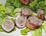 Foto del paso 18 de la receta Saltimboca rellenos con jamón crudo y hojas de salvia en reducción de vino tinto