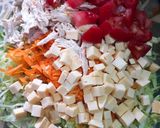 Foto del paso 1 de la receta: Ensalada fresca de pollo y pasta integral