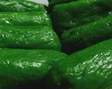 Foto langkah ke 2 dari resep Es Pisang Ijo (Banana Green Ice) ALIAS e.s b.u.t.a i.j.o.