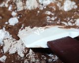 A picture of step 3 of Dark Chocolate Cake with Strawberry Cream.
