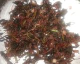 A picture of step 9 of Red Amaranthus or Lal Math chi Bhaji.