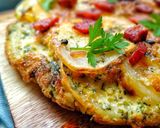 A picture of step 7 of Spanish Omelette With Crispy Chorizo.