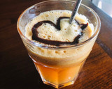 A picture of step 1 of Apple Shake without Sugar.