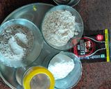 A picture of step 1 of Ragi pancake.