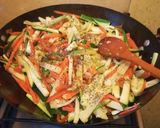 Foto del paso 6 de la receta: Saltadito Tricolor