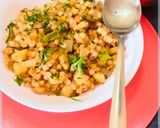 A picture of step 5 of Sabudana khichadi.