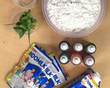 Foto langkah ke 1 dari resep Bola Susu Rainbow.