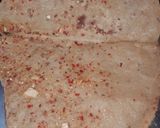 A picture of step 5 of Triangle chilli flakes parantha.