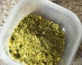 A picture of step 1 of Badam puri.