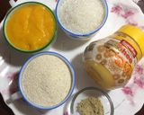 A picture of step 1 of Healthy Mango Sheera.