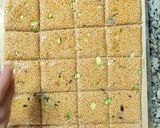 A picture of step 5 of #walnut #GA4 Gur ki chikki.