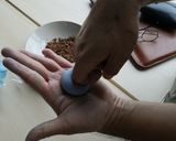 Foto langkah ke 5 dari resep Klepon biru kembang teleng.
