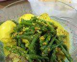 Foto langkah ke 4 dari resep Kacang Panjang Bumbu Kuning.