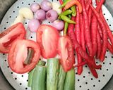 Foto langkah ke 1 dari resep Sambel Terasi Kukus seger.