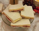 Foto del paso 11 de la receta: 🌴🧀 Sándwich de miga palmito y queso 🧀🌴 con Salsa Golf