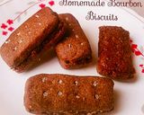 A picture of step 14 of Homemade Bourbon Biscuits {FingerMillet} – Eggless and Vegan.