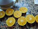 Flan de mandarinas