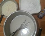 Foto langkah ke 1 dari resep kue Lapis Pink.